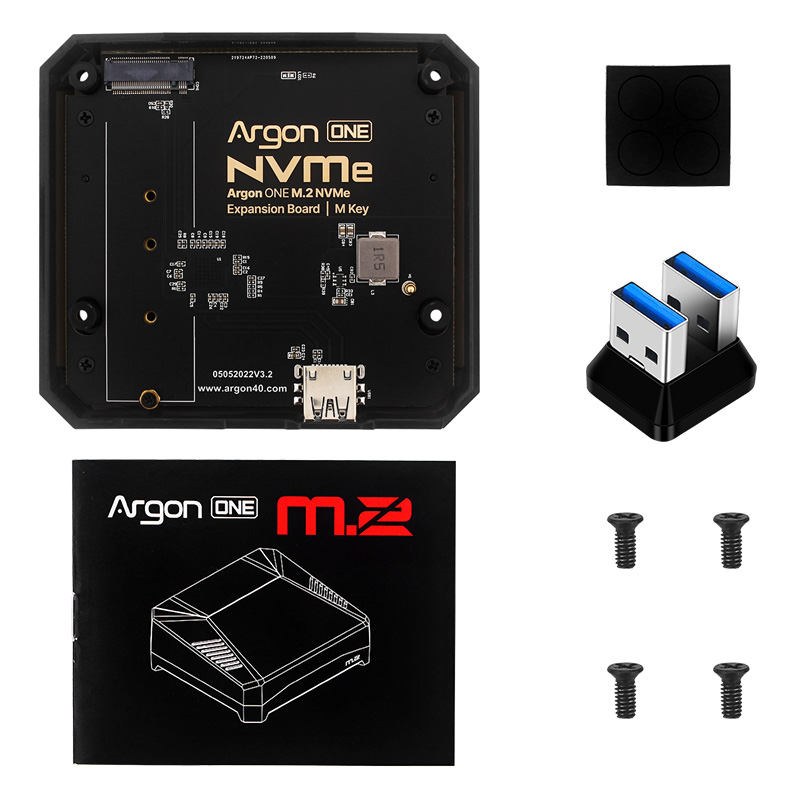 Argon One V3 M.2 Nvme Case - Argon bir M.2 ahududu Pi 4