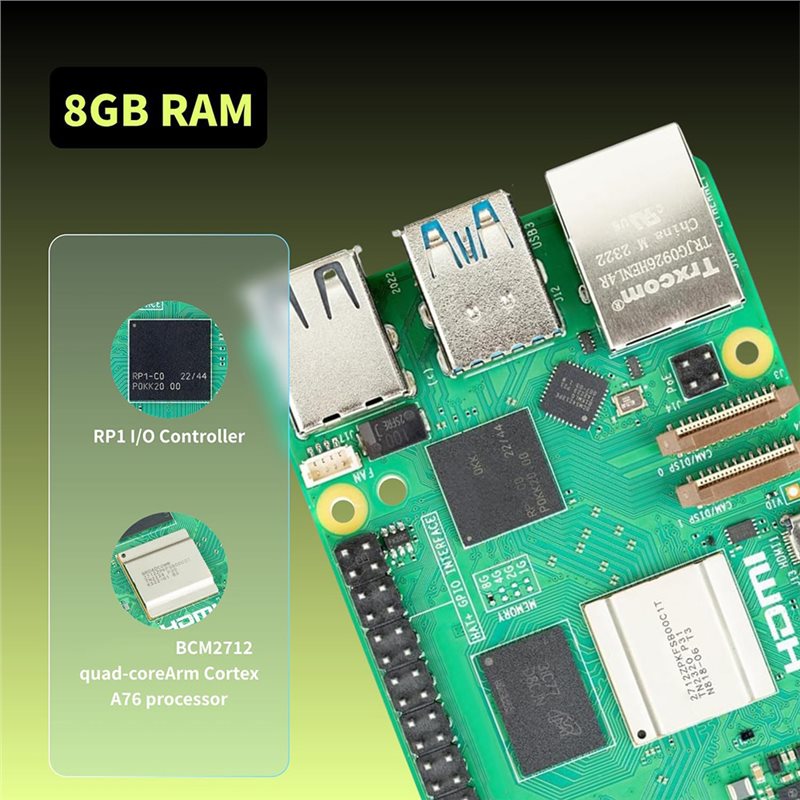 T23C, Raspberry Pi 5 için Iras - Raspberry Pi 5 8Gb Board incelemesi ve fiyatı
