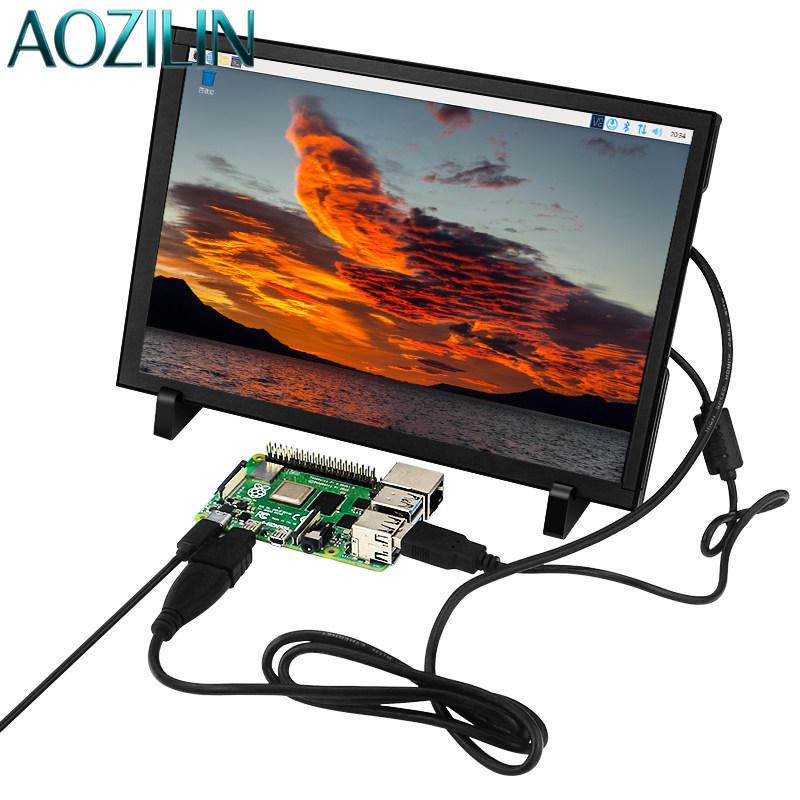 AOZILIN 5/7/10,1 inç IPS HDMI  - Raspberry Pi 10.1 Inch Capacitive Touch Screen Ips incelemesi ve fiyatı